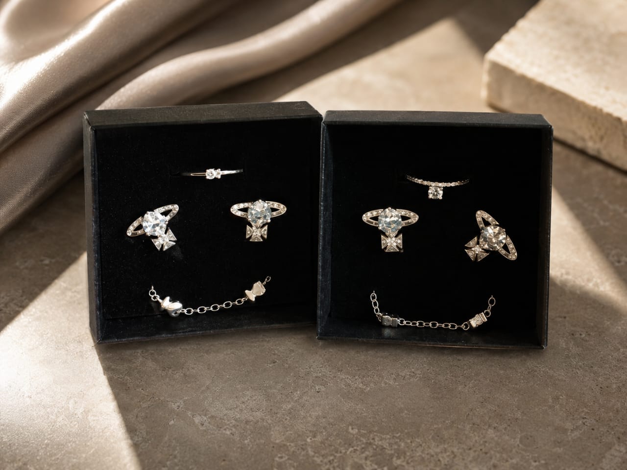 Celestial Crystal Jewelry Set
